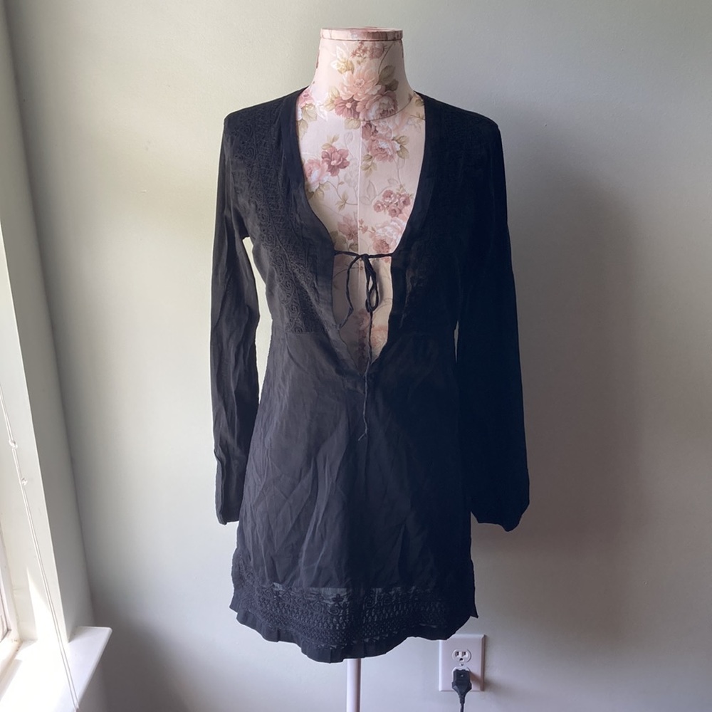 Athleta Kissma Linen Swim Cover Up